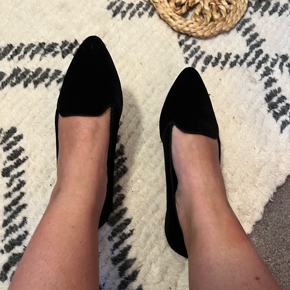Nine West Black Sholette Velvet Loafers - Picture 9 of 11